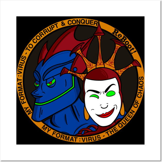 ReBoot - Viruses Wall Art by HazelGeek